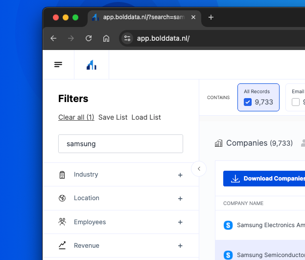 Bold Platform CompanyData By BoldData Bold Platform CompanyData By BoldData